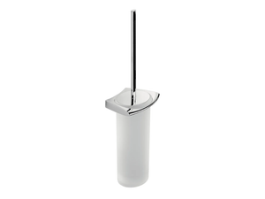 LAND B2807 - Wall-mounted etched glass toilet brush _ Colombo Design